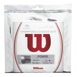 Tenisové Struny Wilson Champions Choice Duo 12,2m natur, silber